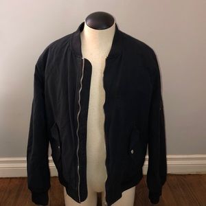 H&M Navy Blue Bomber Jacket